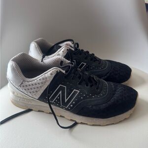 New Balance 574 Reengineered Black Sneakers